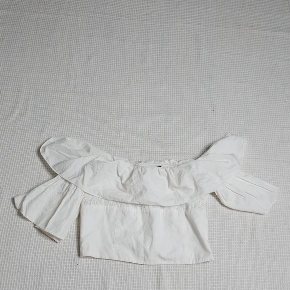 BRAND NEW LIMITED EDITION ZARA RUFFLE CROP TOP FOR SUMMER - Picture 3 of 9